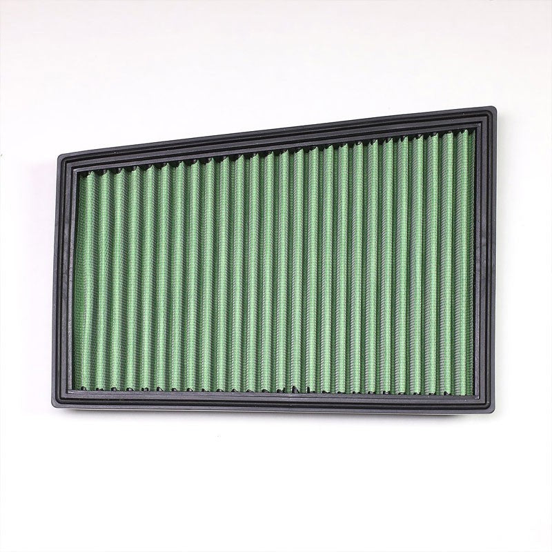 Green High Flow Replacement OE Drop-In Panel Air Filter For 11-15 Renault Koleos-Performance-BuildFastCar
