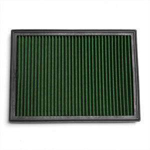 Green High Flow Cotton OE Style Drop-In Panel Air Filter For 10-17 4Runner 4.0L-Performance-BuildFastCar
