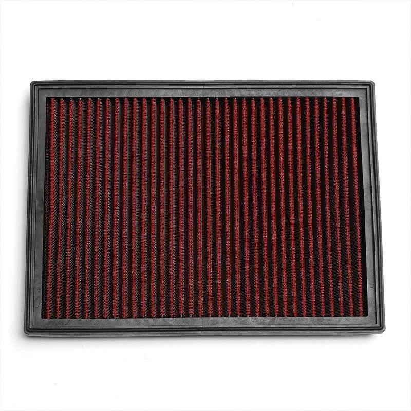 Red High Flow Cotton OE Style Drop-In Panel Air Filter For 10-17 4Runner 4.0L-Performance-BuildFastCar