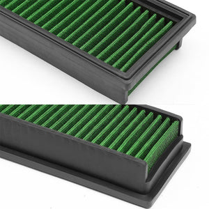 Green High Flow Cotton Airbox OE Drop-In Panel Air Filter For 12 Citroen C4L-Performance-BuildFastCar