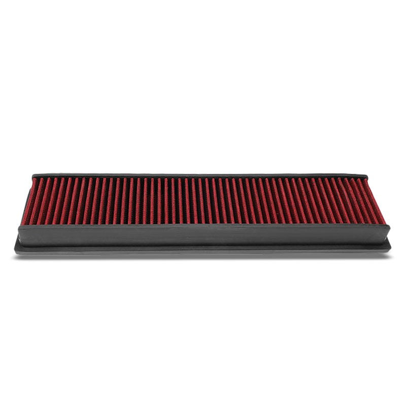 Red High Flow Direct Replacement Drop-In Panel Air Filter For 10-14 Peugeot 408-Performance-BuildFastCar