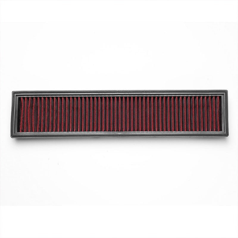 Red High Flow Direct Replacement Drop-In Panel Air Filter For 10-14 Peugeot 408-Performance-BuildFastCar