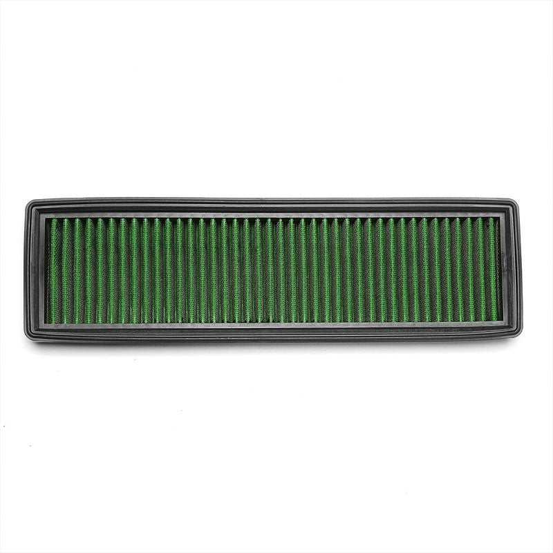 Green High Flow Replace Airbox Drop-In Panel Air Filter For 03-07 Peugeot 307-Performance-BuildFastCar