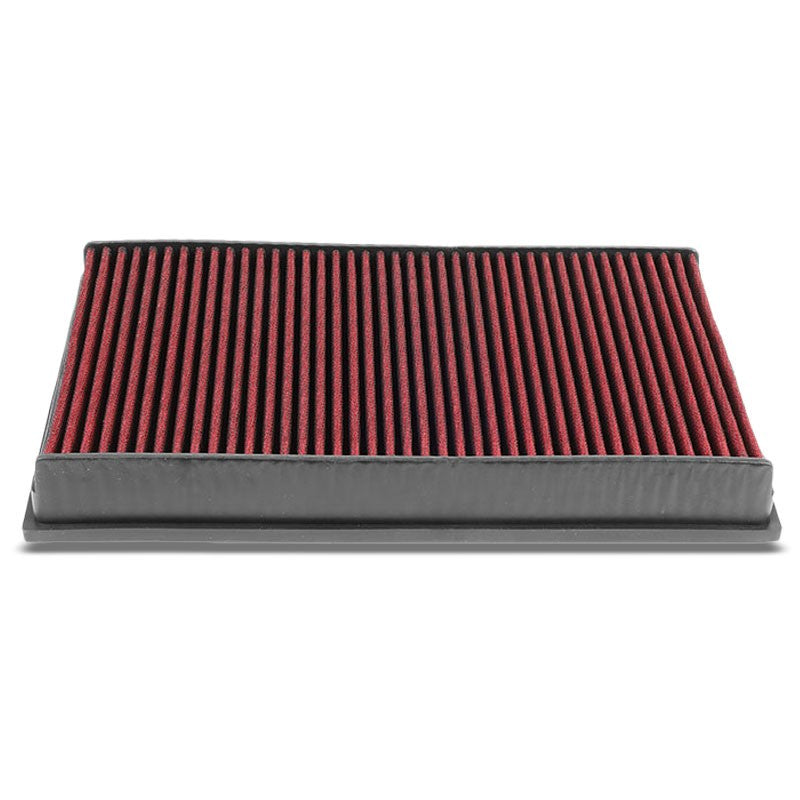 Red High Flow Cotton OE Style Drop-In Panel Air Filter For 12-17 Passat 3.6L-Performance-BuildFastCar