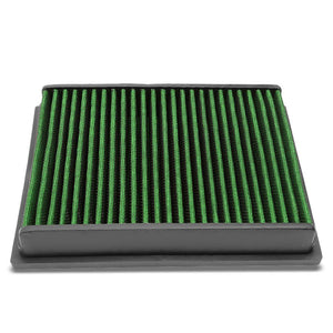 Green High Flow Replacement OE Drop-In Panel Air Filter For 04-11 Benz A200-Performance-BuildFastCar