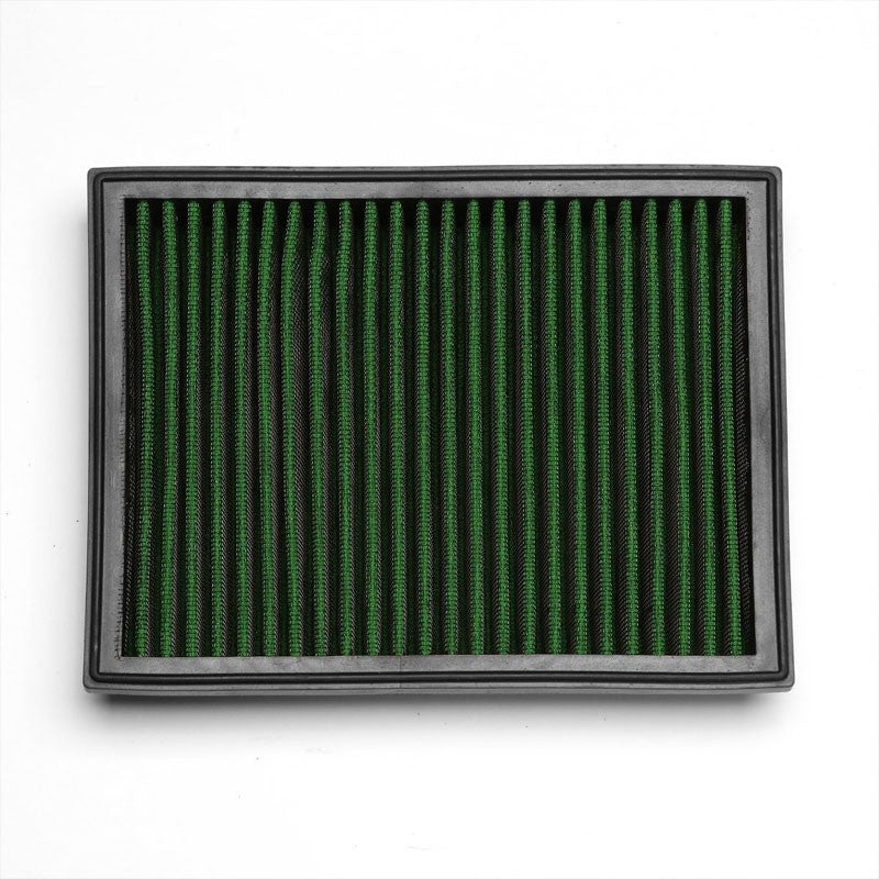 Green High Flow Replacement OE Drop-In Panel Air Filter For 04-11 Benz A200-Performance-BuildFastCar