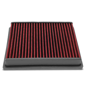 Red High Flow Washable/Reusable Drop-In Panel Air Filter For 04-11 Benz A200-Performance-BuildFastCar