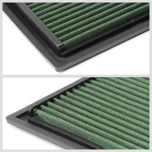Green High Flow Performance Drop-In Panel Air Filter For Benz 07-09 E320 Diesel-Performance-BuildFastCar
