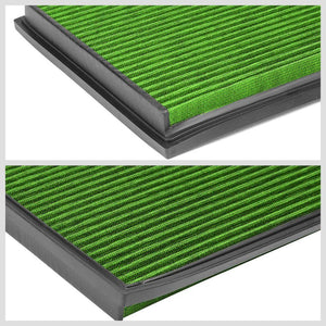 Green High Flow Washable OE Drop-In Panel Air Filter For BMW 11-17 X5 X6 3.0L-Performance-BuildFastCar