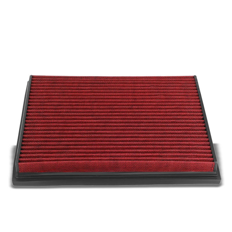 Red High Flow Performance OE Drop-In Panel Air Filter For BMW 535i 3.0L Turbo-Performance-BuildFastCar