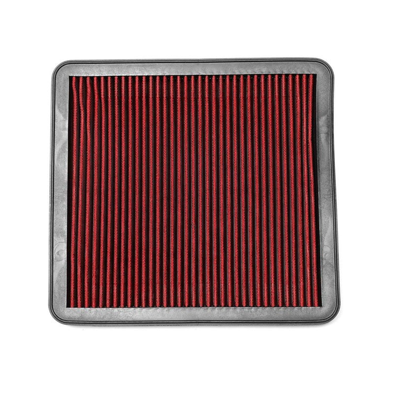 Red High Flow Washable/Reusable Style Drop-In Panel Air Filter For 07-14 Tundra-Performance-BuildFastCar