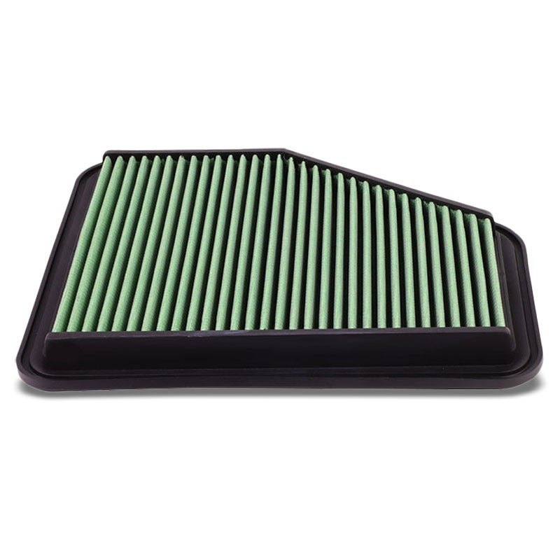 Green High Flow Cotton OE Style Drop-In Panel Air Filter For 02-10 Lexus SC430-Performance-BuildFastCar