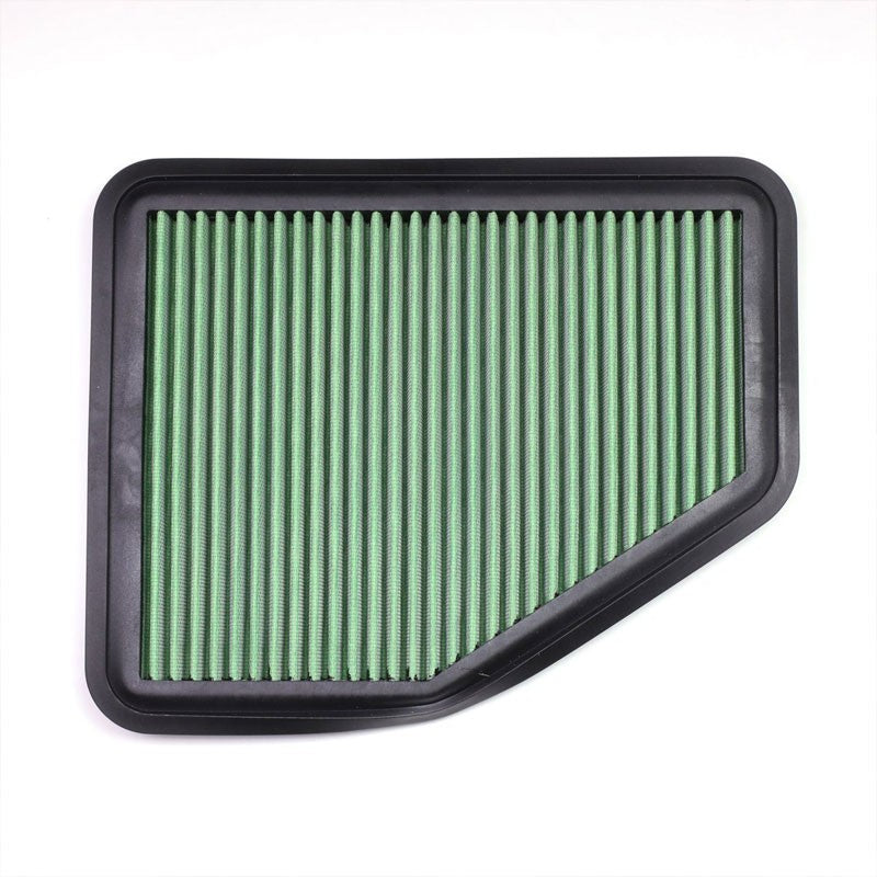 Green High Flow Cotton OE Style Drop-In Panel Air Filter For 02-10 Lexus SC430-Performance-BuildFastCar