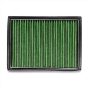 Green High Flow Cotton Gauze Drop-In Panel Air Filter For 10-11 Peugeot 307-Performance-BuildFastCar