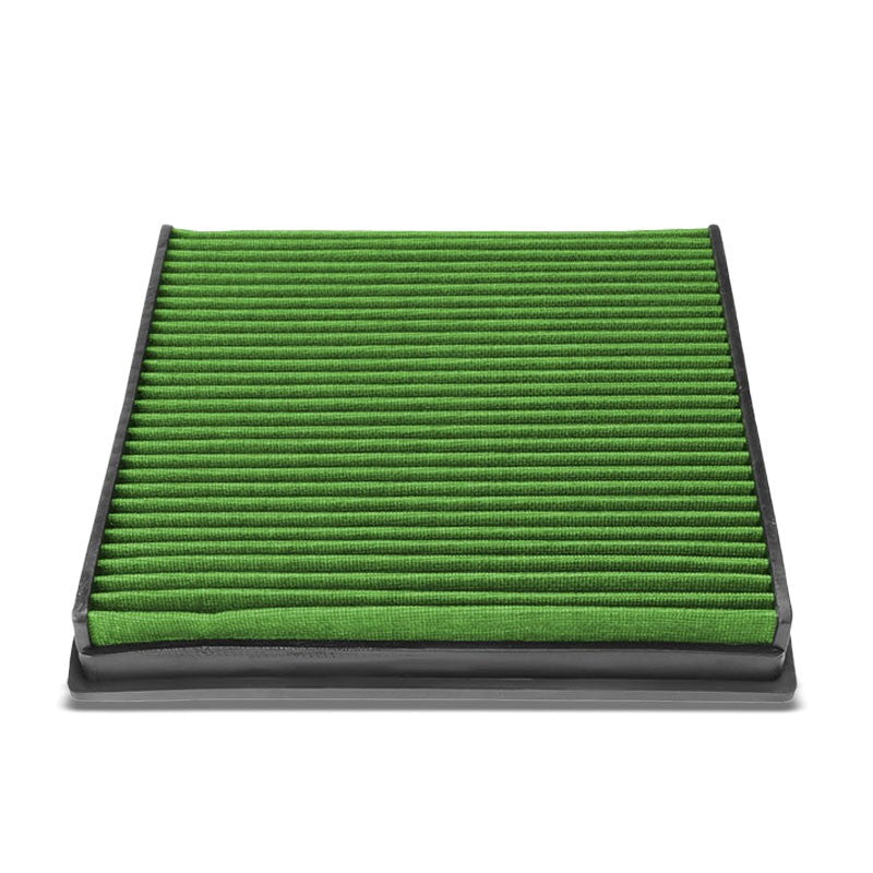 Green High Flow Performance Drop-In Panel Air Filter For Audi 06-11 A6 3.2L-Performance-BuildFastCar