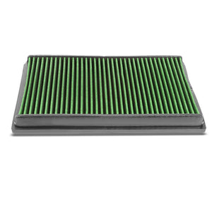 Green High Flow Cotton Washable Drop-In Panel Air Filter For 10-15 AMG SLS-Performance-BuildFastCar