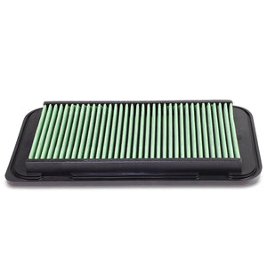 Green High Flow Cotton OE Style Drop-In Panel Air Filter For 13-17 Scion FRS-Performance-BuildFastCar