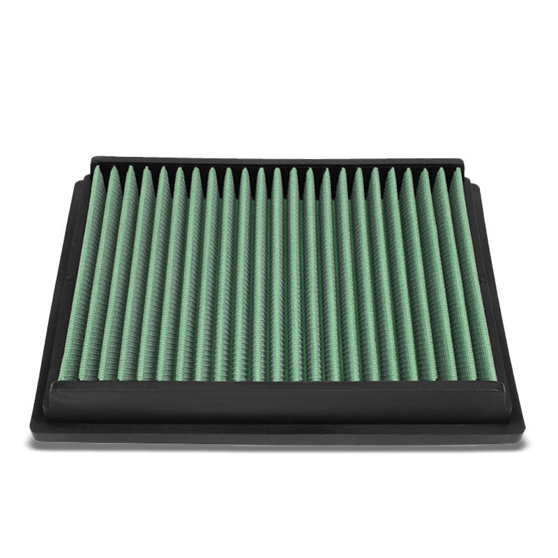 Green High Flow OE Style Drop-In Panel Air Filter For 96-00 Vahuxhall Corsa MK I-Performance-BuildFastCar