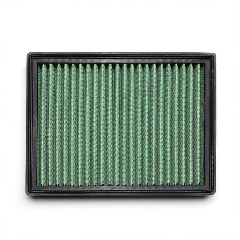 Green High Flow OE Style Drop-In Panel Air Filter For 96-00 Vahuxhall Corsa MK I-Performance-BuildFastCar