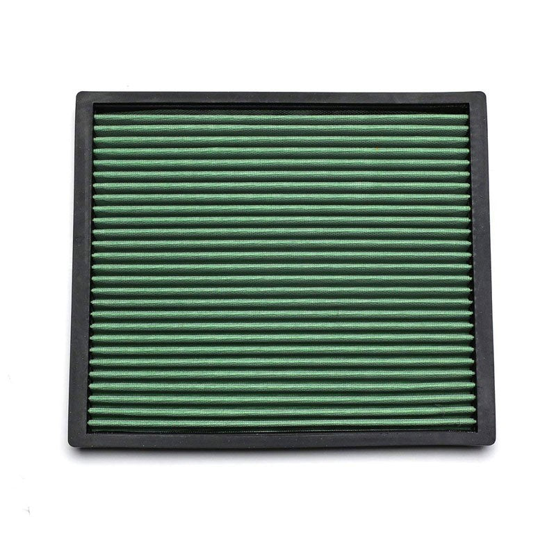Green High Flow Washable OE Drop-In Panel Air Filter For 99-04 Grand Cherokee-Performance-BuildFastCar