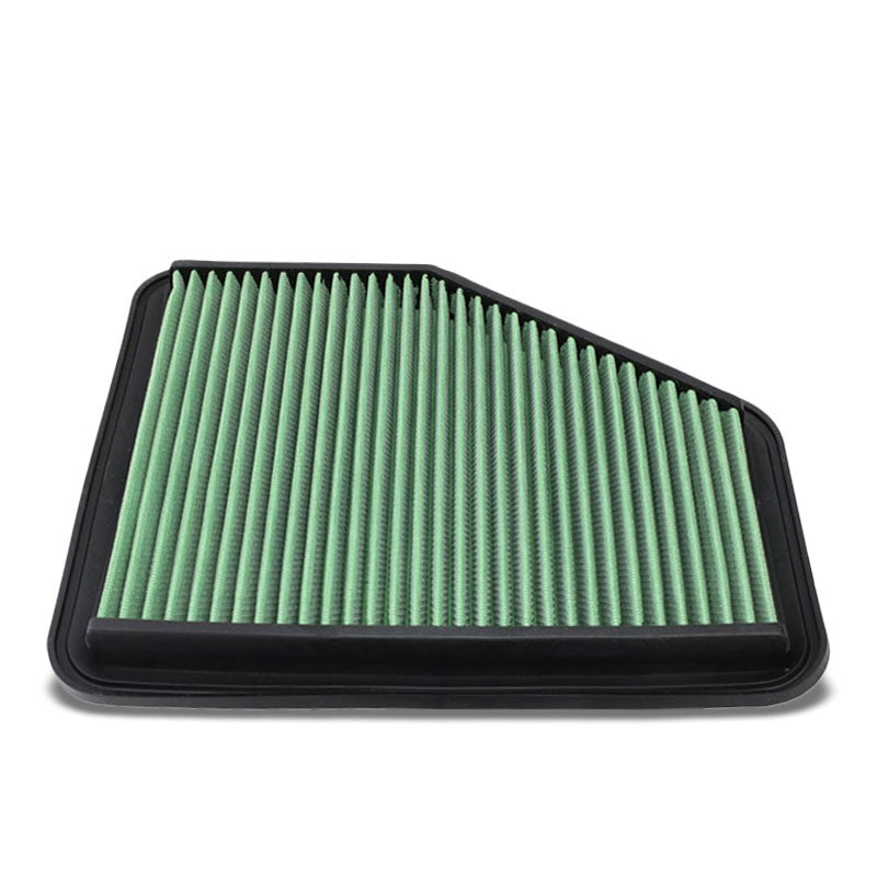 Green High Flow Performance OE Drop-In Panel Air Filter For Lexus 00-06 GS300-Performance-BuildFastCar