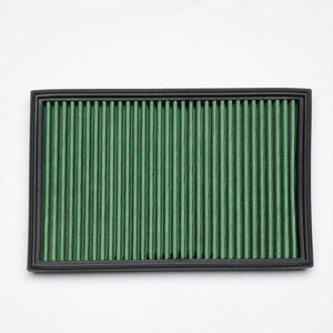 Green High Flow Washable Drop-In Panel Air Filter For 02-08 VW Polo 1.4L L4-Performance-BuildFastCar