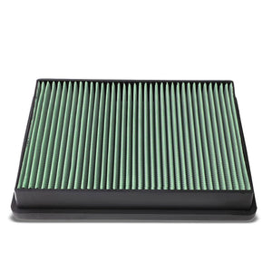 Green Washable/Reusable OE Drop-In Panel Air Filter For 05-09 Buick LaCrosse-Performance-BuildFastCar