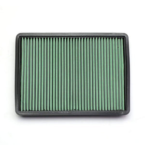 Green Washable/Reusable OE Drop-In Panel Air Filter For 05-09 Buick LaCrosse-Performance-BuildFastCar
