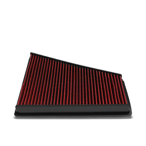Red High Flow Cotton Washable OE Drop-In Panel Air Filter For 06-15 Ford S-MAX-Performance-BuildFastCar
