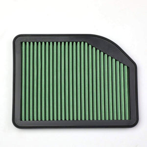 Green High Flow Reusable OE Style Drop-In Panel Air Filter For 12-14 Honda CR-V-Performance-BuildFastCar