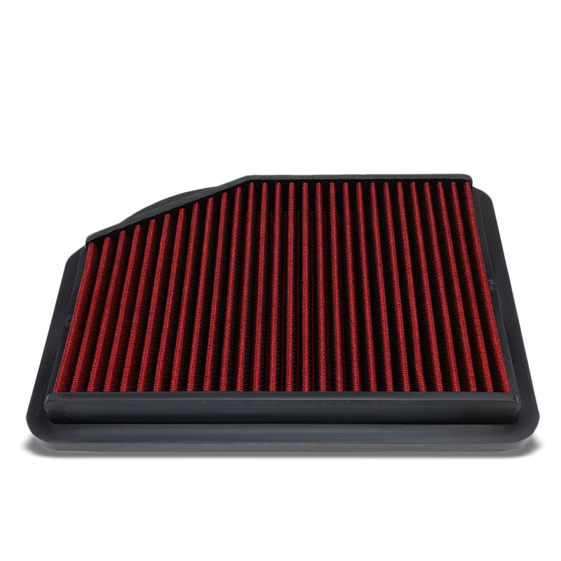 Red High Flow Performance OE Style Drop-In Panel Air Filter For 12-14 Honda CR-V-Performance-BuildFastCar