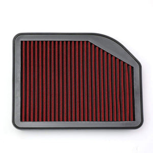 Red High Flow Performance OE Style Drop-In Panel Air Filter For 12-14 Honda CR-V-Performance-BuildFastCar