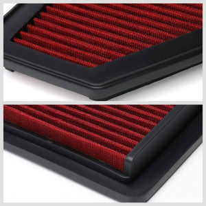 Red Washable/Reusable OE Style Drop-In Panel Air Filter For 08 Honda City L4-Performance-BuildFastCar