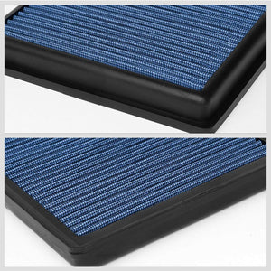 Blue High Flow Cotton Washable OE Drop-In Panel Air Filter For 14-17 Sportvan L4-Performance-BuildFastCar