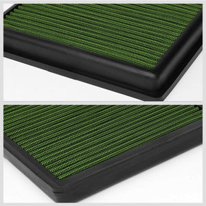 Green High Flow Washable OE Style Drop-In Panel Air Filter For 14-17 Sportvan L4-Performance-BuildFastCar