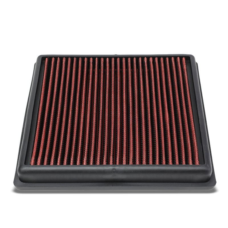 Red High Flow Performance Drop-In Panel Air Filter For 14-17 VW Sportvan L4-Performance-BuildFastCar