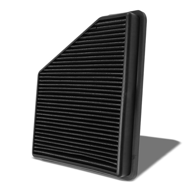 Black High Flow Washable OE Style Drop-In Panel Air Filter For 10-15 Camaro-Performance-BuildFastCar