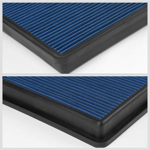 Blue High Flow Washable OE Style Drop-In Panel Air Filter For 10-15 Camaro-Performance-BuildFastCar