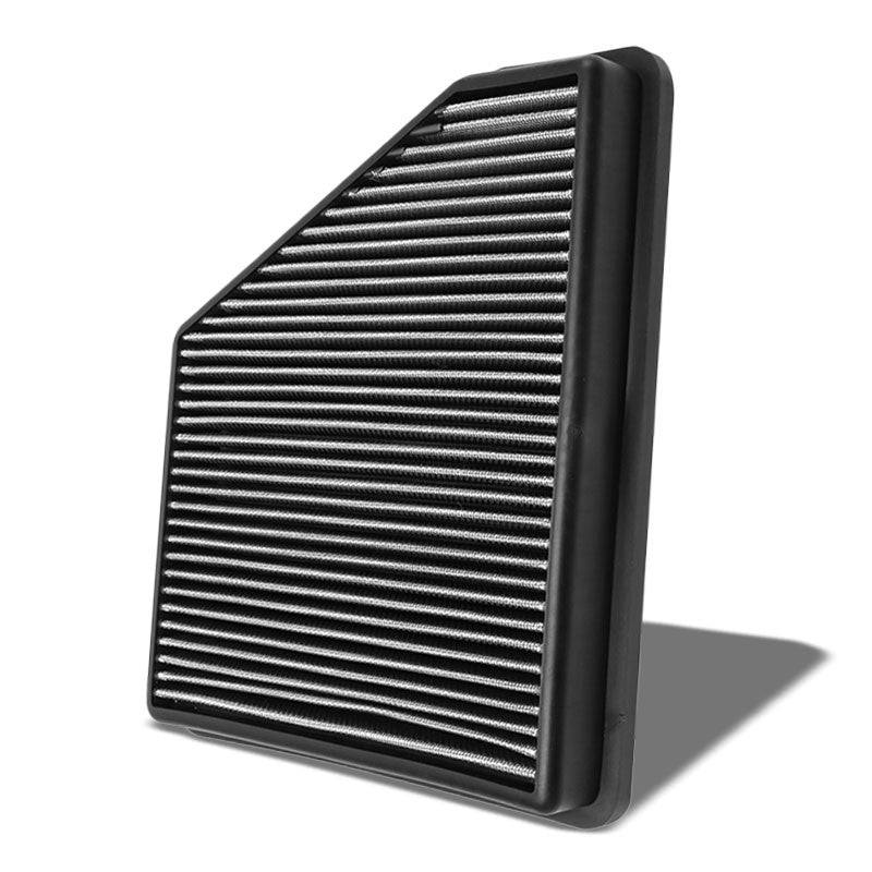 Silver High Flow Washable OE Style Drop-In Panel Air Filter For 10-15 Camaro-Performance-BuildFastCar