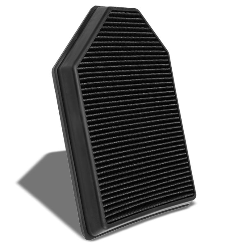 Black High Flow Washable OE Style Drop-In Panel Air Filter For 11-18 Charger-Performance-BuildFastCar