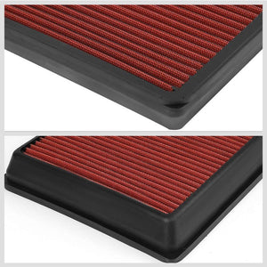 Red High Flow Washable OE Style Drop-In Panel Air Filter For 11-18 Dodge Charger-Performance-BuildFastCar
