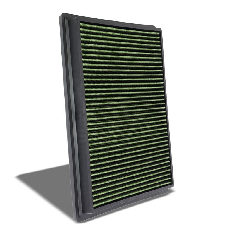 Green High Flow OE Style DropIn Panel Air Filter For Toyota Hilux/Fotuner Diesel-Performance-BuildFastCar
