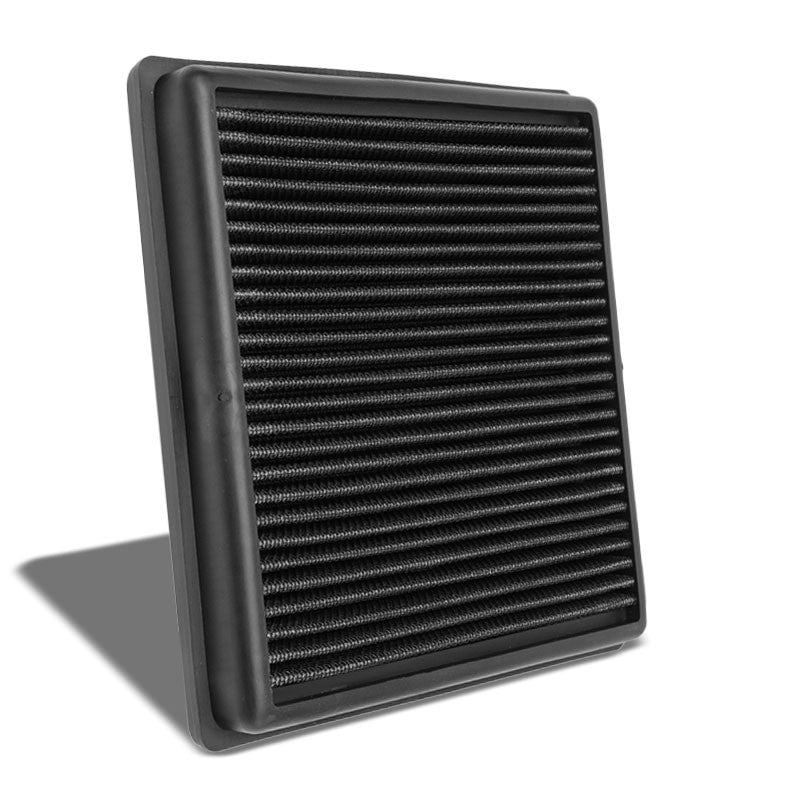 Black High Flow OE Drop-In Replacement Panel Air Filter For 06-15 L200 Diesel-Performance-BuildFastCar