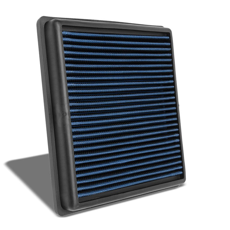 Blue High Flow OE Drop-In Replacement Panel Air Filter For 06-15 L200 Diesel-Performance-BuildFastCar