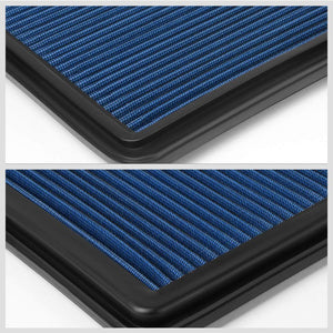 Blue High Flow OE Drop-In Replacement Panel Air Filter For 06-15 L200 Diesel-Performance-BuildFastCar