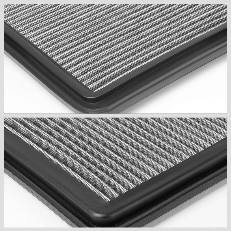 Silver High Flow OE Drop-In Replacement Panel Air Filter For 06-15 L200 Diesel-Performance-BuildFastCar