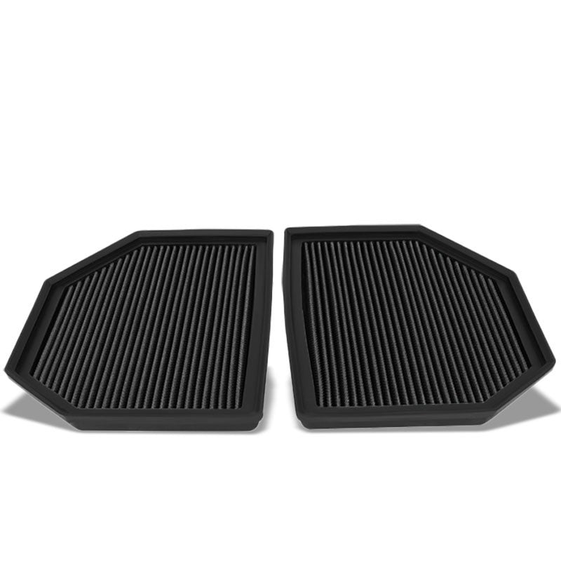 Black Cotton OE Style Dry Drop-In Panel Air Filter For 12-UP BMW M3/M4/M5/M6-Performance-BuildFastCar