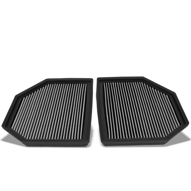Silver Cotton OE Style Dry Drop-In Panel Air Filter For 12-UP BMW M3/M4/M5/M6-Performance-BuildFastCar