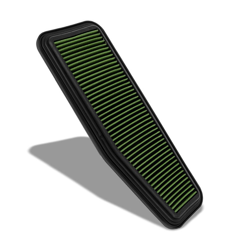 Green Cotton OE Style Drop-In Panel Air Filter For 01-05 Toyota Rav4 2.0L/2.4L-Performance-BuildFastCar