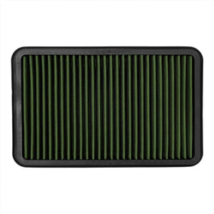 GreenCotton OE Style Drop-In Panel Air Filter For 92-02 Toyota Corolla 1.6L/1.8L-Filter-BuildFastCar-BFC-AIRFILPAN-183-GN